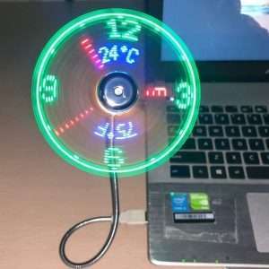 Stay Cool & Stay on Schedule Discover the USB Clock Fan